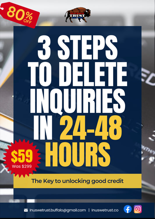 3 STEPS TO DELETE INQUIRIES IN 24-48 HOURS E-BOOK